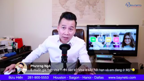 Livestream Mr. Vincent Bửu Hiển: Du học sinh có nguy cơ bị trục xuất khỏi Mỹ nếu trường hoạt động hoàn toàn trực tuyến